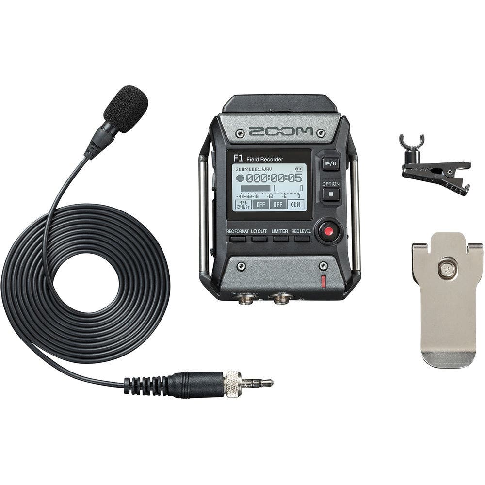 Zoom F1-LP Recorder & Lavalier Mic Pack - additional product view