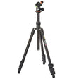 3 Legged Thing Punks Patti and AirHed Mini Ball Head, Black, 4 section alloy tripod