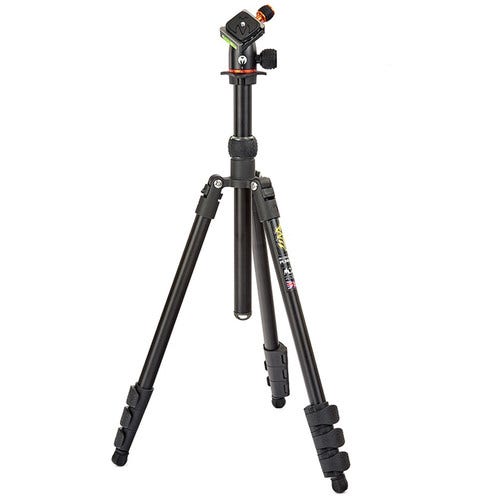 3 Legged Thing Punks Patti and AirHed Mini Ball Head, Black, 4 section alloy tripod