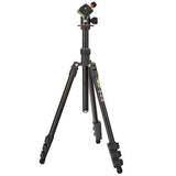 3 Legged Thing Punks Patti and AirHed Mini Ball Head, Black, 4 section alloy tripod