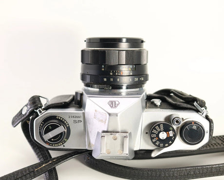 Asahi Pentax Spotmatic SP 35mm Film Camera with Takumar 50mm f/1.4 Lens