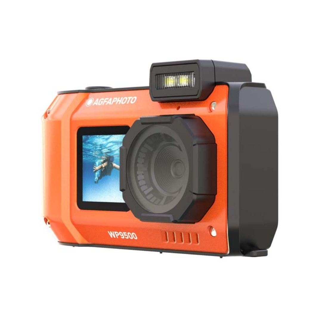 AGFA DIGITAL REALSHOT WP9500 WATERPROOF CAMERA ORANGE - additional product view