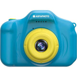 AgfaPhoto Realikids Mini digital camera in blue and yellow