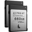 Angel Bird AV PRO CFexpress XT 660GB memory cards, pack of 2