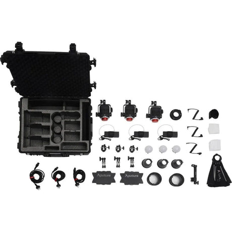 APUTURE STORM 80C 3 HEAD KIT INC ROLLING CARRY CAS - additional product view