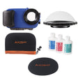AquaTech AxisGO 11 Pro Over Under Kit water housing in Ocean Blue