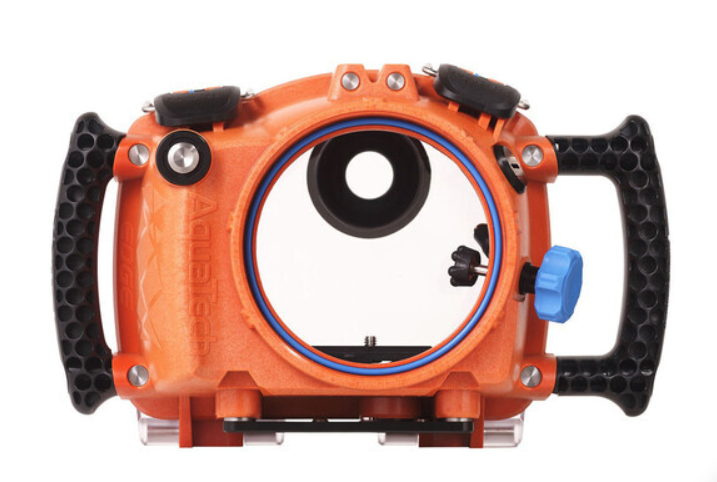 AquaTech EDGE BASE Sports Housing for Canon R5 - Orange - additional product view
