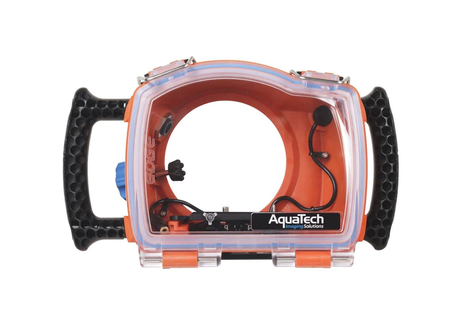 AquaTech EDGE BASE Sports Housing for Canon R7 - Orange - additional product view