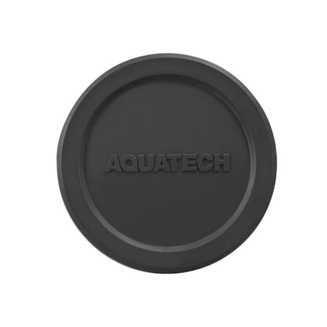AquaTech XLD-135 (8" Dome) Cap Set - 1 x Front (neoprene) & 1 x Rear - additional product view