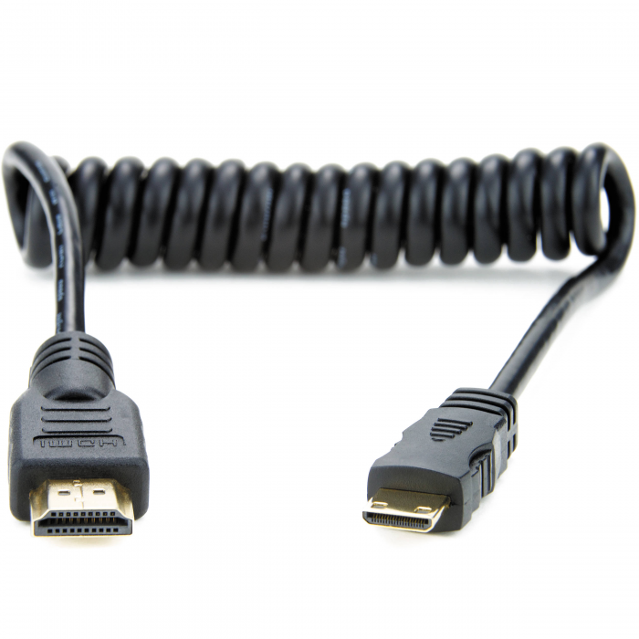 Atomos AtomFlex HDMI Mini 40cm Cable, die-cast metal, 80cm extended