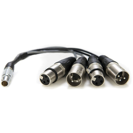 Atomos XLR balanced breakout cable, input/output