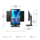 BenQ 27W LED MONITOR SW272U GREY - additional product view