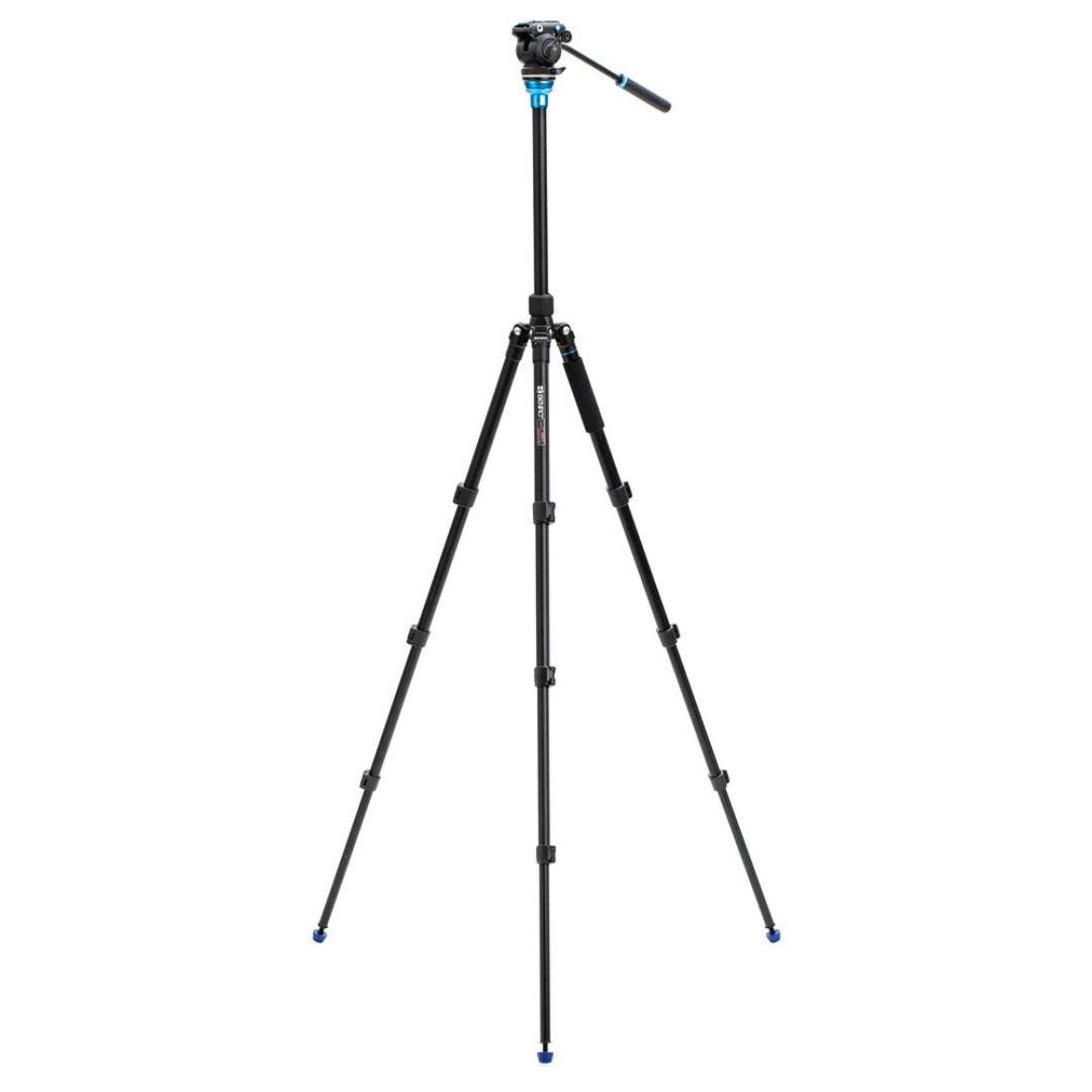 Benro A1883F Aero2 Travel Video Tripod Kit, Aluminium, Leveling Column, S2PRO Head, - additional product view