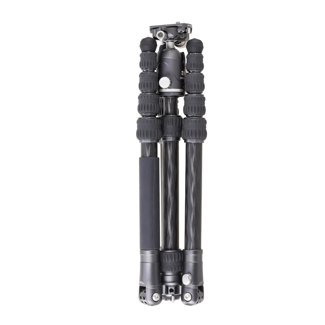 Benro Bat 05C with VX20 Ball Head Carbon Fibre 4 Section PU 50X Plate Photo Tripod Kit - additional product view