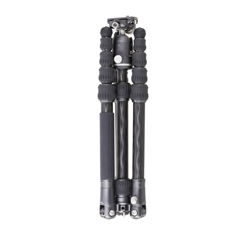Benro Bat 05C with VX20 Ball Head Carbon Fibre 4 Section PU 50X Plate Photo Tripod Kit - additional product view