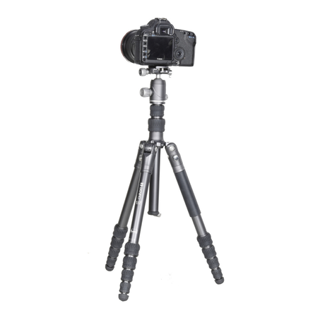 Benro Bat 15A with VX20 Ball Head Aluminium 5 Section PU50X Plate Photo Tripod Kit - additional product view