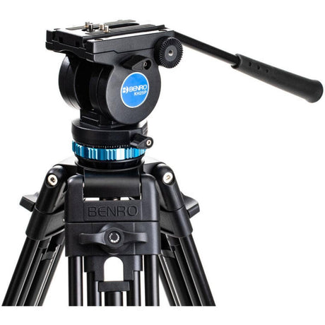 Benro KH25PC Aluminium, Dual-Tube, 3 Section, Video Tripod, Twist-Lever Lock, K5 - additional product view