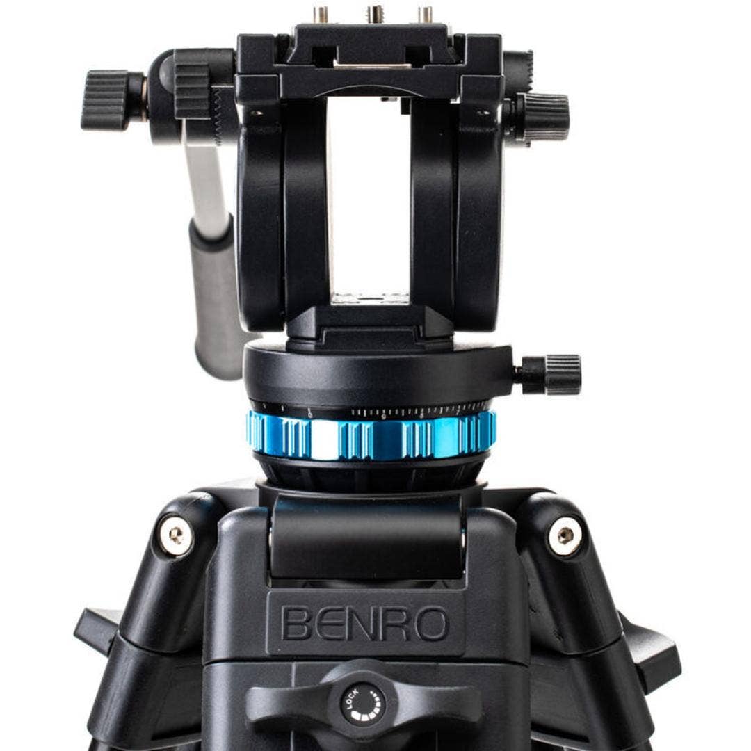 Benro KH25PC Aluminium, Dual-Tube, 3 Section, Video Tripod, Twist-Lever Lock, K5 - additional product view