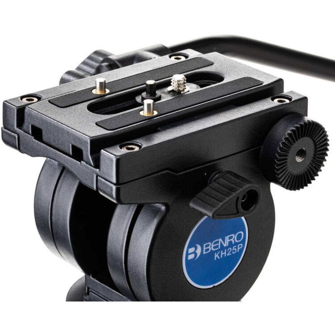 Benro KH25PC Aluminium, Dual-Tube, 3 Section, Video Tripod, Twist-Lever Lock, K5 - additional product view