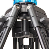 Benro KH25PC Aluminium, Dual-Tube, 3 Section, Video Tripod, Twist-Lever Lock, K5 - additional product view
