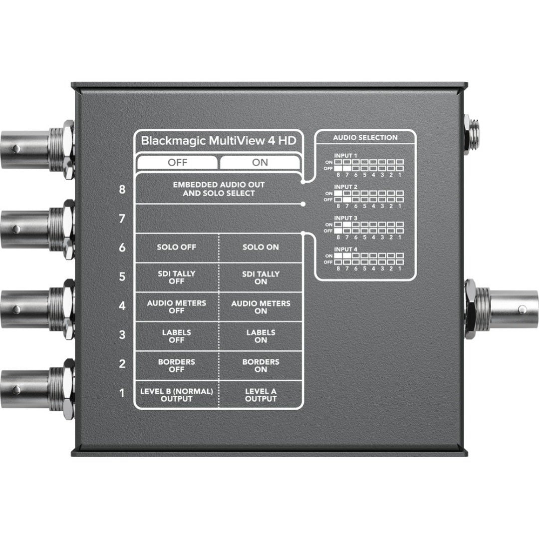 Blackmagic Design MultiView 4 HD - additional product view