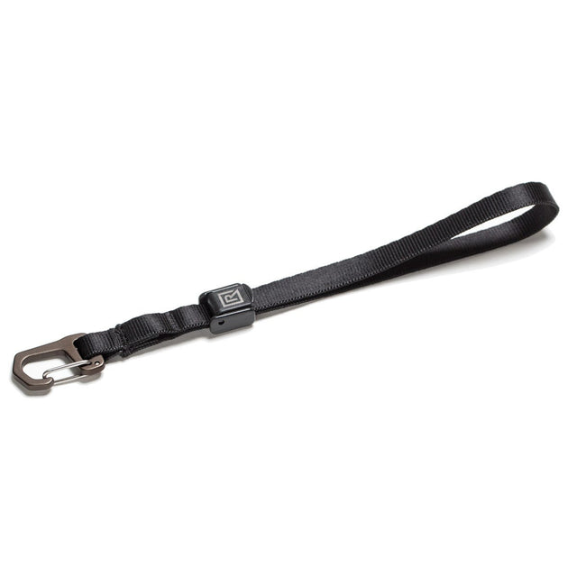 BlackRapid Tether nylon wrist strap in black.