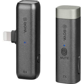 Boya BY-WM3D true wireless mini microphone for iOS devices