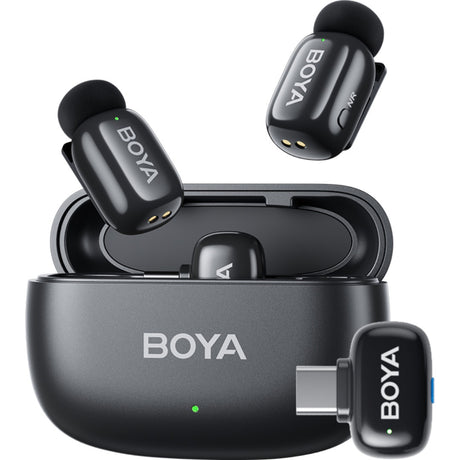 Boya Mini -12 black microphone