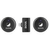Boya Omic-D-B 2.4GHz Dual Channel Wireless Microphone- Lighning - Black - additional product view
