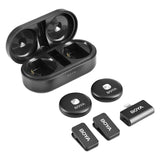Boya Omic-D-B black 2.4GHz dual channel wireless microphone