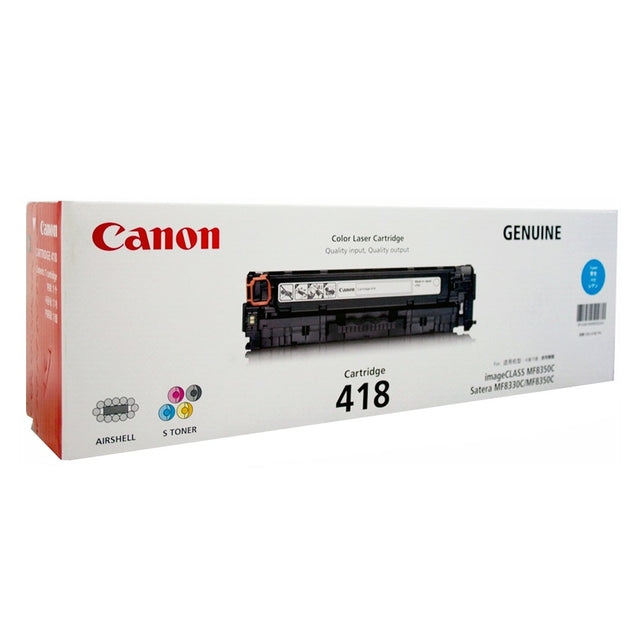 Canon CART418C cyan ink cartridge