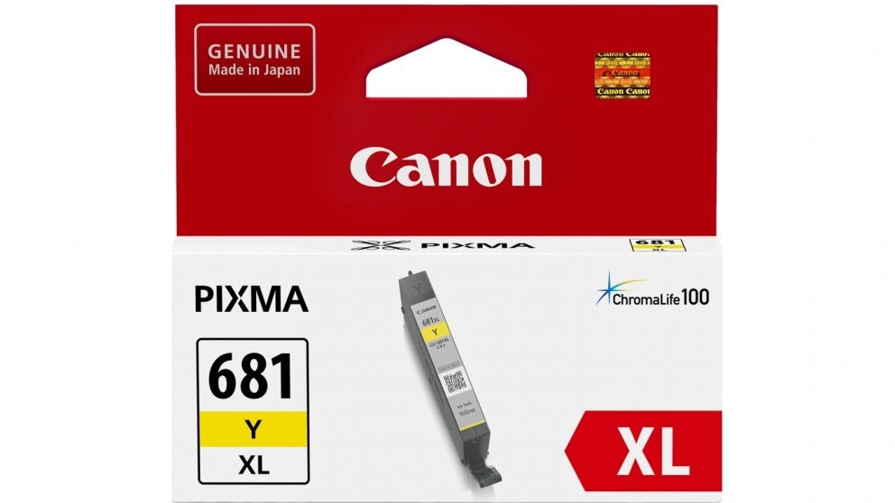 Canon CLI681XLY yellow XL ink cartridge