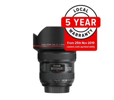 Canon EF 11-24mm f/4L USM wide angle lens