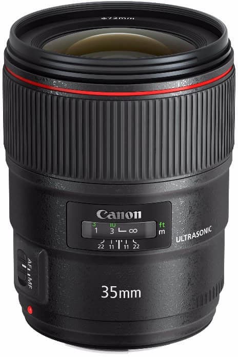 Canon EF 35mm f/1.4L II USM prime lens