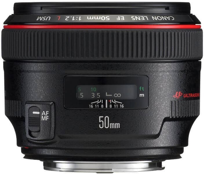 Canon EF 50mm f/1.2L USM Lens - additional product view