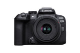 Canon EOS R10 mirrorless camera body with RF 18-45mm f/4.5-6.3 IS STM lens