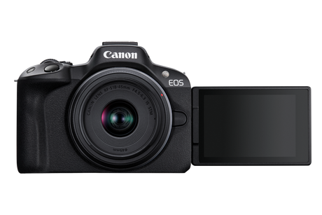 Canon EOS R50 Body w/RF-S 18-45mm f/4.5-6.3 IS STM Lens Mirrorless Camera - additional product view