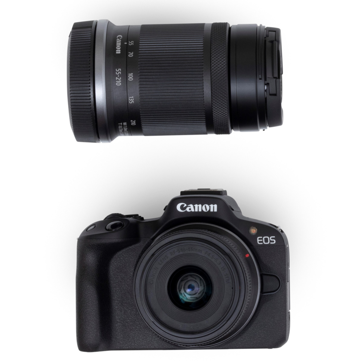 Canon EOS R50 Body w/RF-S 18- 45STM & RF-S 55-210IS STM Lens Mirrorless Camera - additional product view
