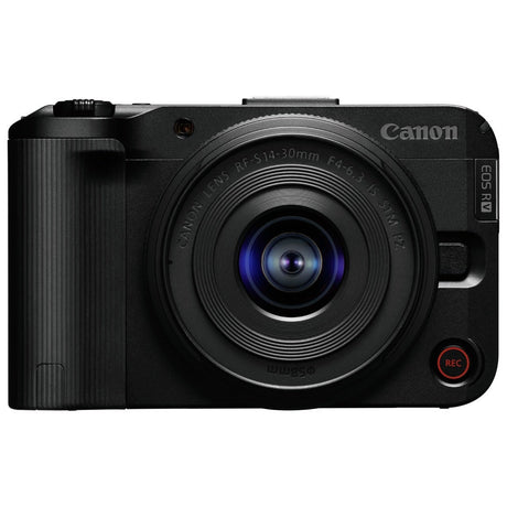 Canon EOS R50 V mirrorless camera kit with RF-S 14-30mm f/4-6.3 IS STM PZ lens