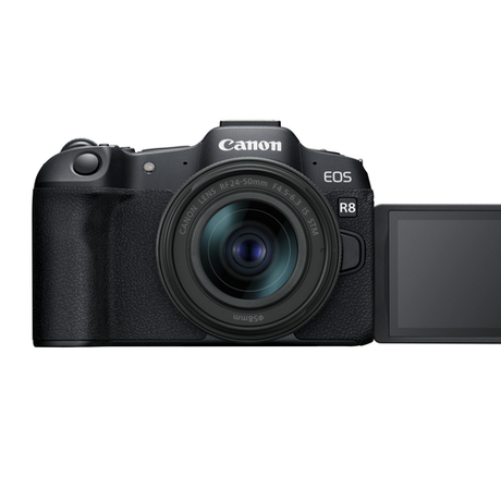 Canon EOS R8 Body w/ RF24-50IS STM Lens Full Frame Mirrorless Camera - additional product view