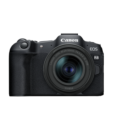 Canon EOS R8 Body w/ RF24-50IS STM Lens Full Frame Mirrorless Camera - additional product view