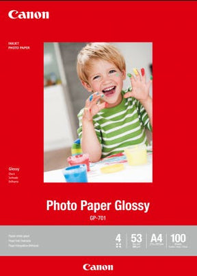 Canon GP701 A4 gloss paper, 100 sheet pack