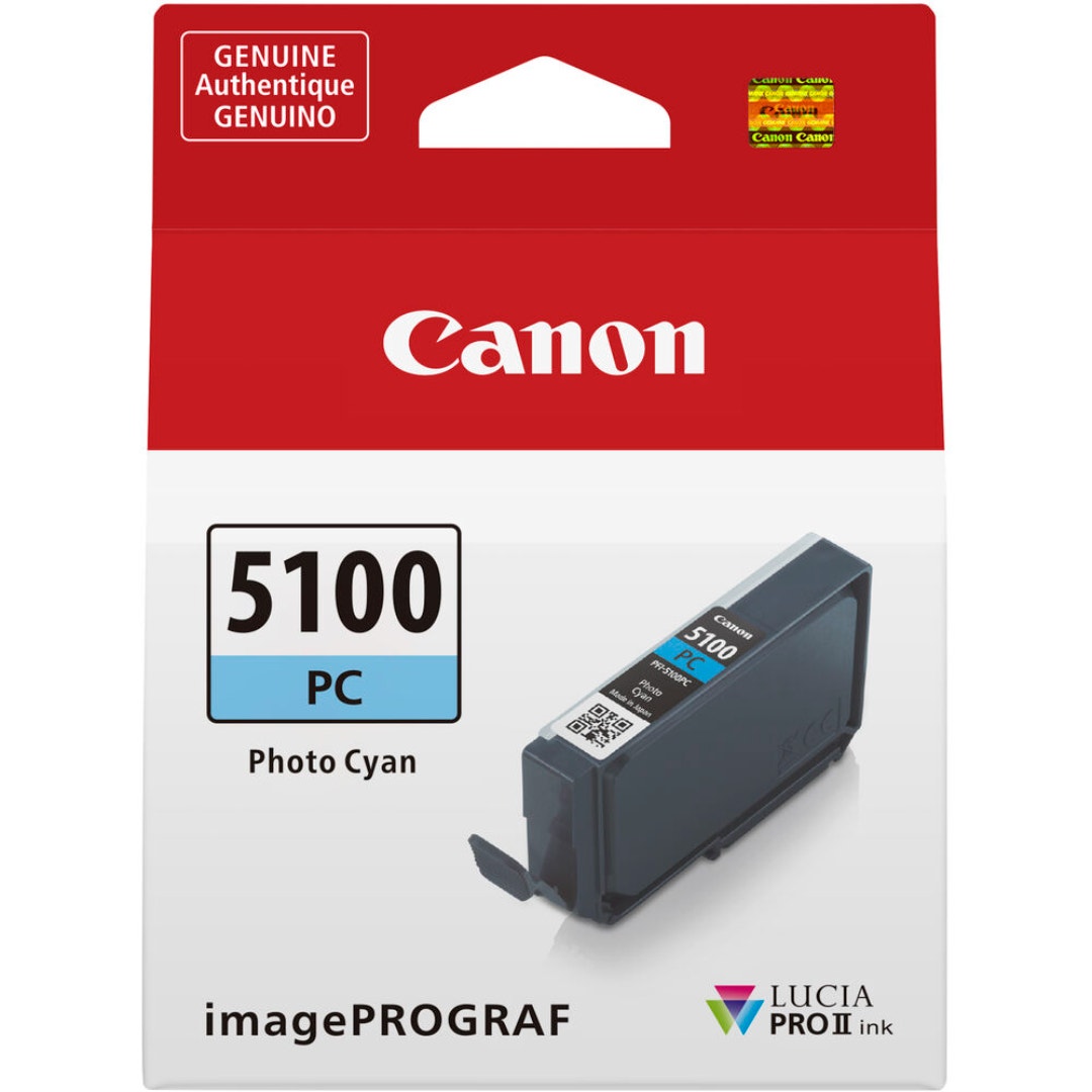 Canon PFI-5100PC Ink Tank- Photo Cyan Ink - additional product view