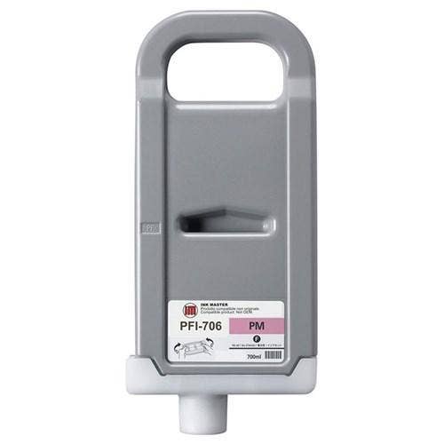 Canon PFI-706PM Lucia Ex photo magenta ink cartridge, 700ml