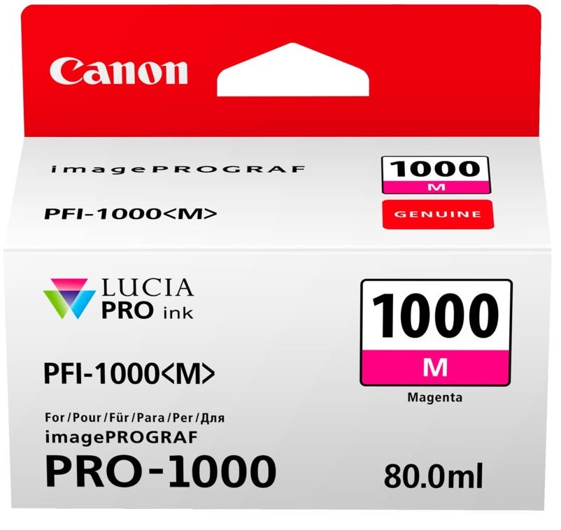 Canon PFI1000M magenta ink tank