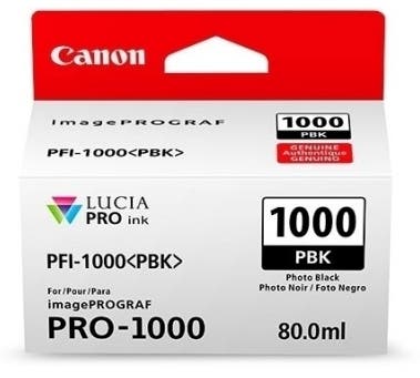 Canon PFI1000PBK black ink tank