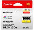 Canon PFI1000Y yellow ink tank