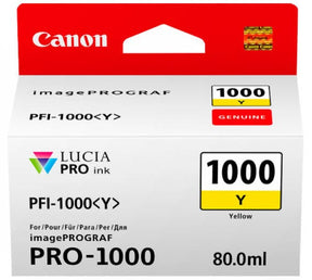 Canon PFI1000Y yellow ink tank