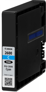 Canon PGI2600C Cyan Ink Tank Bubble Jet Printer BJ Cartridge - additional product view