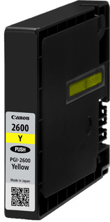 Canon PGI2600Y Yellow Ink Tank Bubble Jet Printer BJ Cartridge - additional product view
